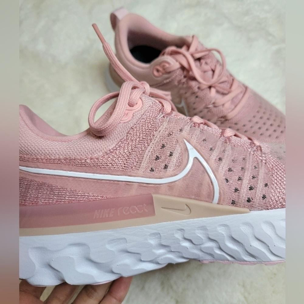Nike React Infinity Running Trainers Sneakers Sho… - image 4
